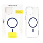 قاب Trumbote NewZone شفاف MagSafe مدل Apple iPhone 13 / iPhone 14 - سرمه ای (پک دار)