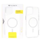 قاب Trumbote NewZone شفاف MagSafe مدل Apple iPhone 13 / iPhone 14 - سفید (پک دار)