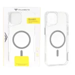 قاب Trumbote NewZone شفاف MagSafe مدل Apple iPhone 13 / iPhone 14 - خاکستری (پک دار)