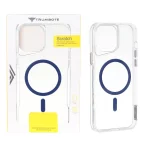 قاب Trumbote NewZone شفاف MagSafe مدل Apple iPhone 13 Pro Max - سرمه ای (پک دار)