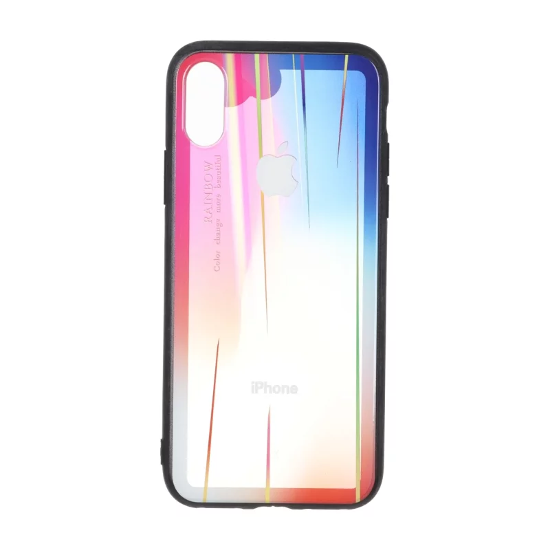 قاب شفاف رنگین کمانی Apple iPhone X / iPhone XS - طرح 4 - تصویر 2