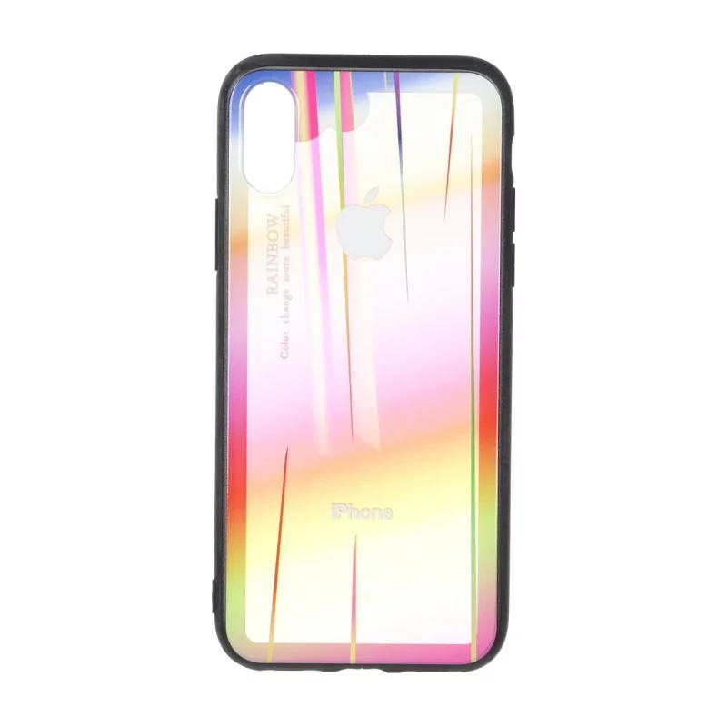 قاب شفاف رنگین کمانی Apple iPhone X / iPhone XS - طرح 6 - تصویر 2