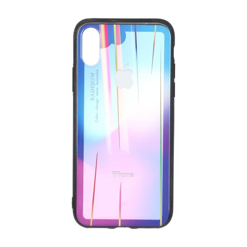 قاب شفاف رنگین کمانی Apple iPhone X / iPhone XS - طرح 10 - تصویر 2