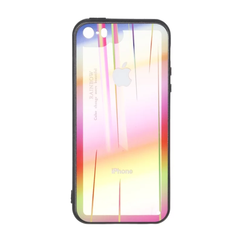 قاب شفاف رنگین کمانی Apple iPhone 5 / iPhone 5S - طرح 35 - تصویر 2