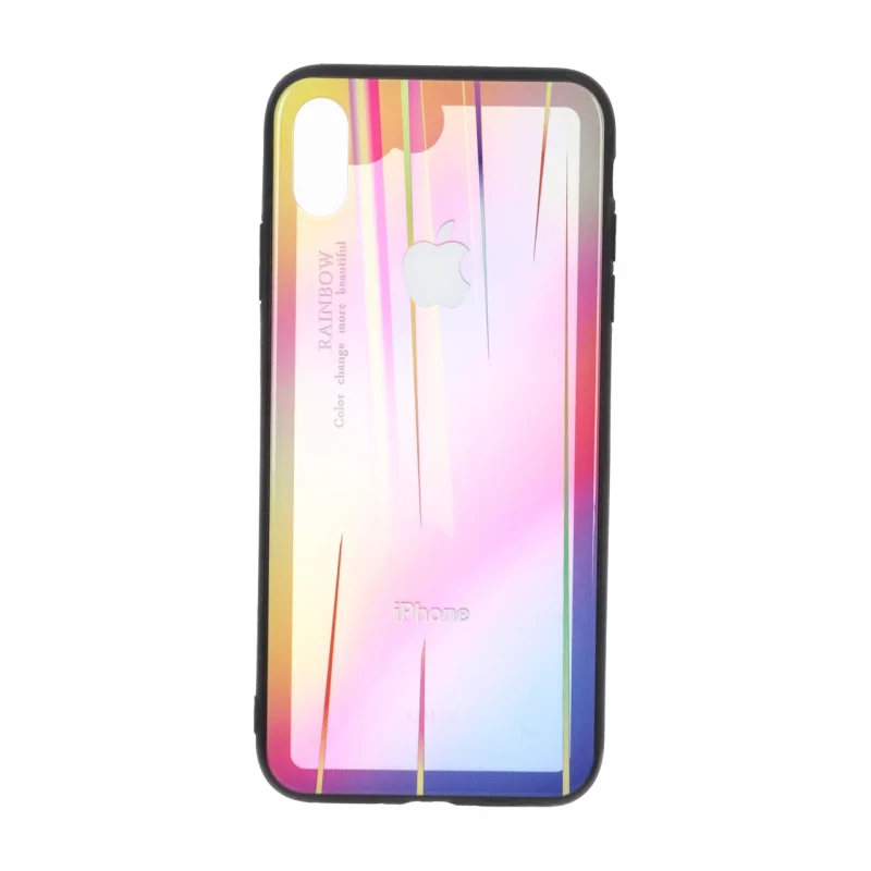 قاب شفاف رنگین کمانی Apple iPhone X Max / iPhone XS Max - طرح 40 - تصویر 2