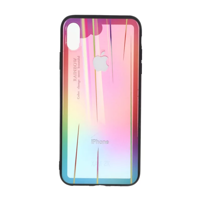 قاب شفاف رنگین کمانی Apple iPhone X Max / iPhone XS Max - طرح 42 - تصویر 2