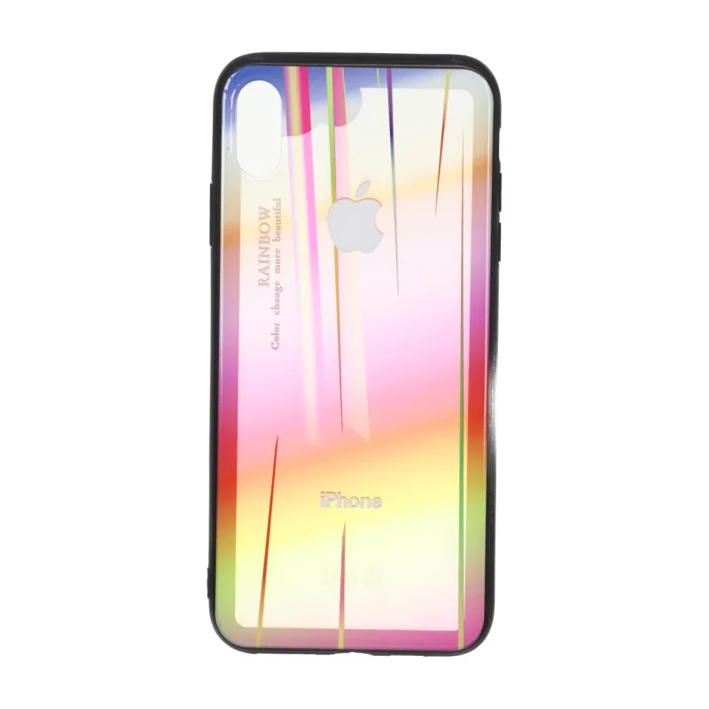 قاب شفاف رنگین کمانی Apple iPhone X Max / iPhone XS Max - طرح 43 - تصویر 2