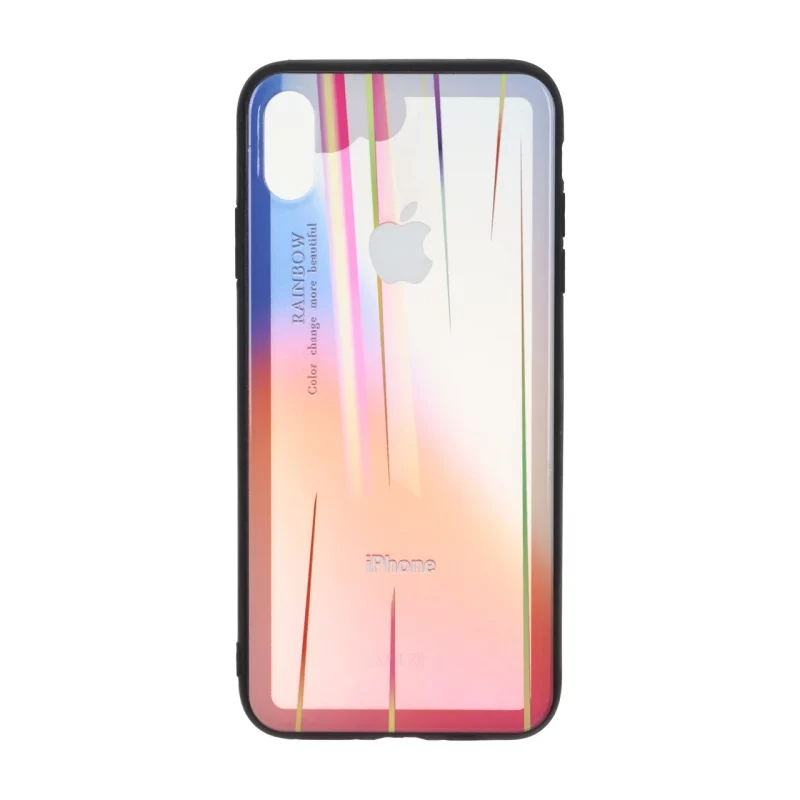 قاب شفاف رنگین کمانی Apple iPhone X Max / iPhone XS Max - طرح 44 - تصویر 2