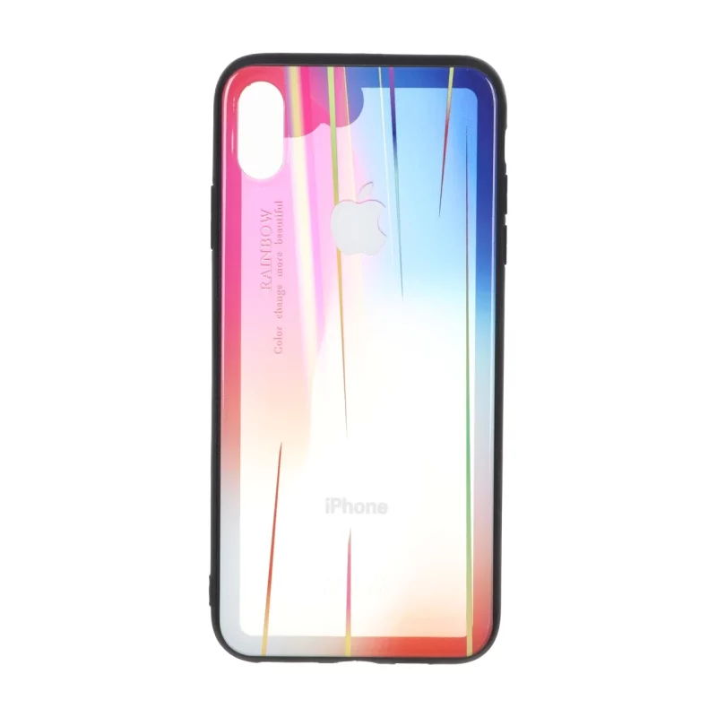 قاب شفاف رنگین کمانی Apple iPhone X Max / iPhone XS Max - طرح 46 - تصویر 2
