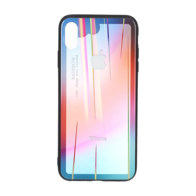 قاب شفاف رنگین کمانی Apple iPhone X Max / iPhone XS Max - طرح 47 - تصویر 2