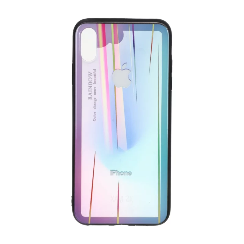 قاب شفاف رنگین کمانی Apple iPhone X Max / iPhone XS Max - طرح 48 - تصویر 2