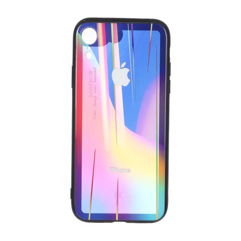 قاب شفاف رنگین کمانی Apple iPhone XR - طرح 57 - تصویر 2