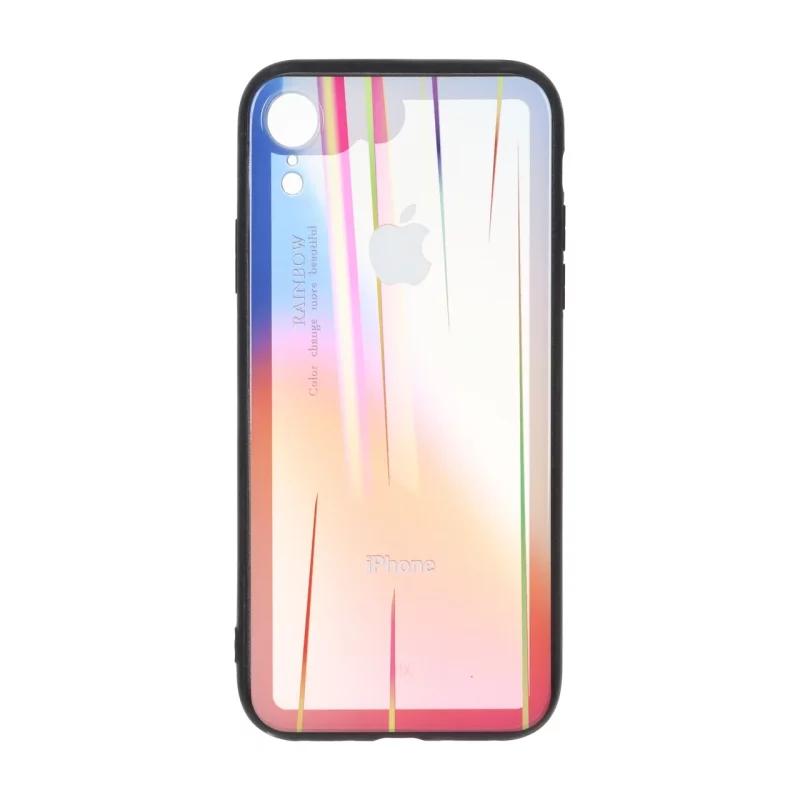 قاب شفاف رنگین کمانی Apple iPhone XR - طرح 58 - تصویر 2