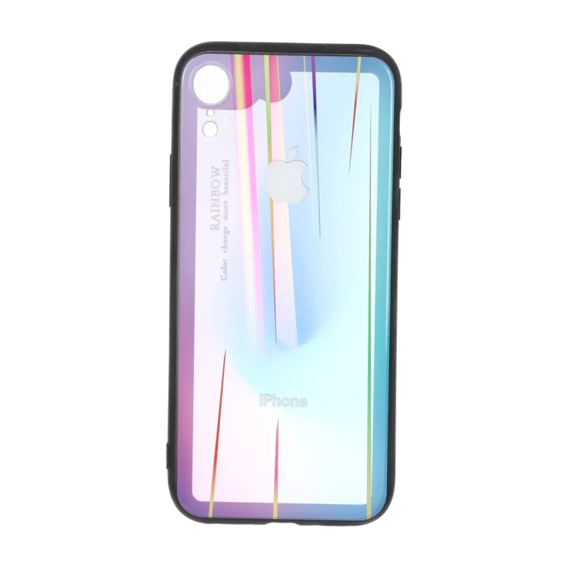 قاب شفاف رنگین کمانی Apple iPhone XR - طرح 62 - تصویر 2