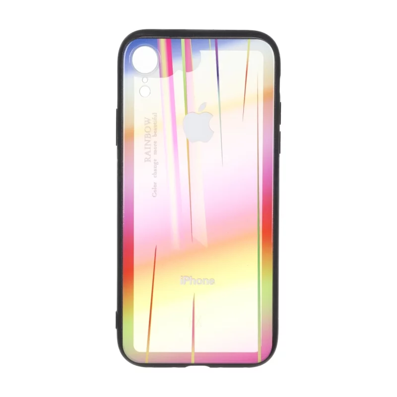 قاب شفاف رنگین کمانی Apple iPhone XR - طرح 65 - تصویر 2