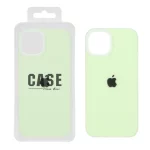 قاب سیلیکونی پاستیلی Apple iPhone 13 / iPhone 14 - سبز مغز پسته ای (پک دار)