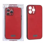 قاب اورجینال Sulada چرمی Apple iPhone 13 Pro Max - قرمز (پک دار)