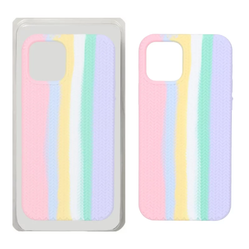 قاب سیلیکونی پاک کنی طرح بافت Apple iPhone 12 Pro / iPhone 12 - طرح 448 (پک دار) - تصویر 2