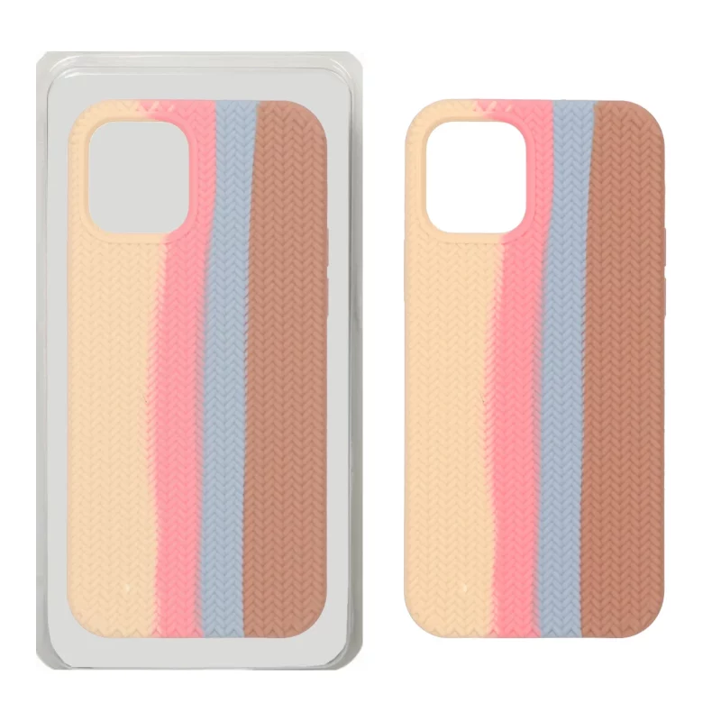 قاب سیلیکونی پاک کنی طرح بافت Apple iPhone 12 Pro / iPhone 12 - طرح 449 (پک دار) - تصویر 2