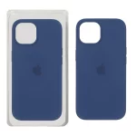 قاب سیلیکونی پاک کنی اورجینال Apple iPhone 15 - سرمه ای (پک اصلی)