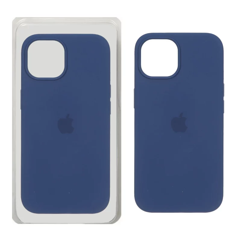 قاب سیلیکونی پاک کنی اورجینال Apple iPhone 15 - سرمه ای (پک اصلی) - تصویر 2