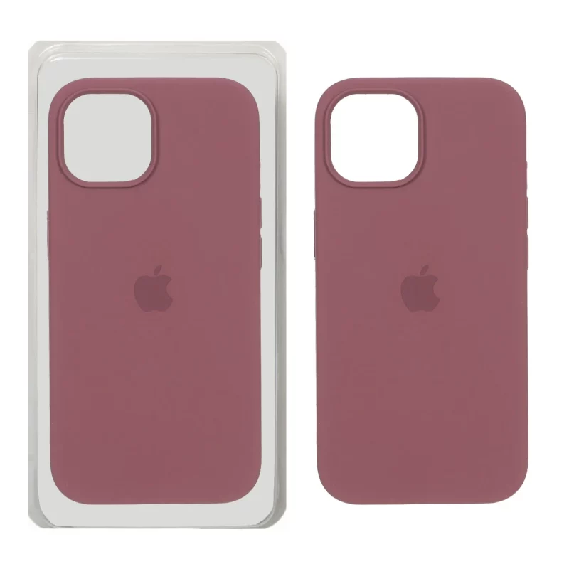 قاب سیلیکونی پاک کنی اورجینال Apple iPhone 15 - زرشکی کد 1 (پک اصلی) - تصویر 2
