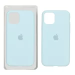 قاب سیلیکونی پاک کنی اورجینال Apple iPhone 11 Pro - سبز آبی روشن (پک اصلی)