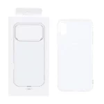 قاب پشت رنگی دور ژله ای با قابلیت شارژ MagSafe مدل Apple iPhone X Max / iPhone XS Max - سفید (پک دار) MPS