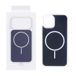 قاب پشت رنگی دور ژله ای با قابلیت شارژ MagSafe مدل Apple iPhone 12 Pro / iPhone 12 - سرمه ای (پک دار) MPS