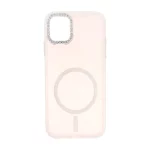 قاب ماربل طرح مگ سیف اکلیلی لنز نگین دار Apple iPhone 11 - صورتی - MPS
