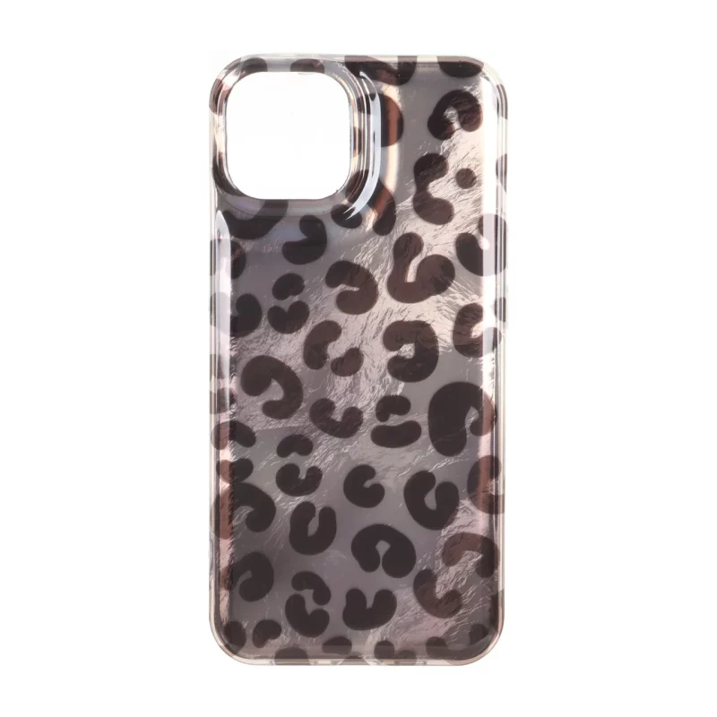 قاب اطلسی دور ژله ای پلنگی Apple iPhone 13 / iPhone 14 - طرح 82 - MPS - تصویر 2