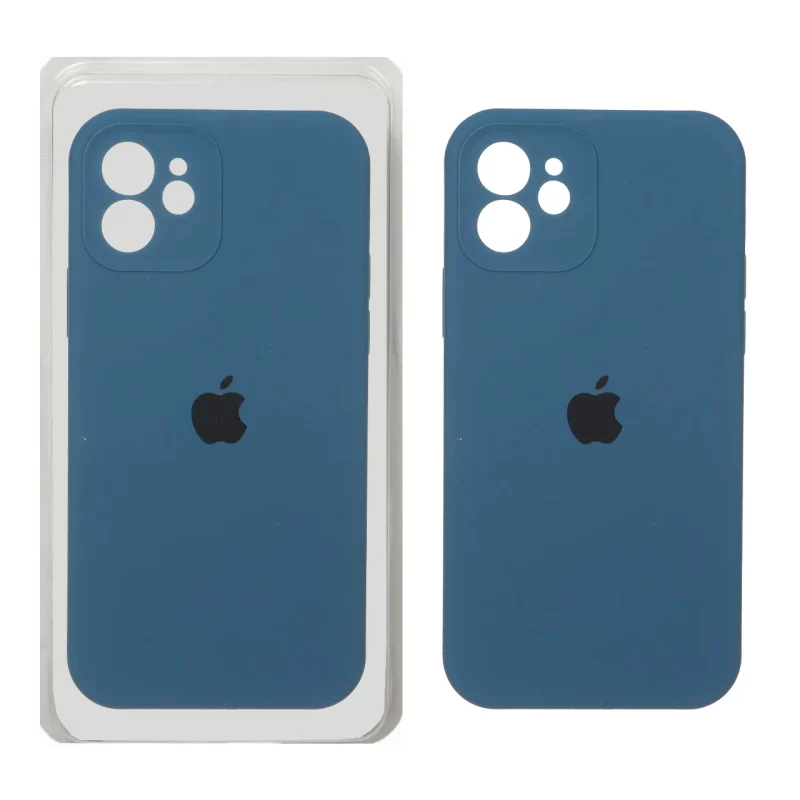 قاب سیلیکونی پاک کنی محافظ لنزدار اورجینال Apple iPhone 12 - سبز کله غازی (پک اصلی) - تصویر 2
