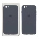 قاب سیلیکونی پاک کنی محافظ لنزدار اورجینال Apple iPhone 6 Plus / iPhone 6s Plus - خاکستری کد 1 (پک اصلی)