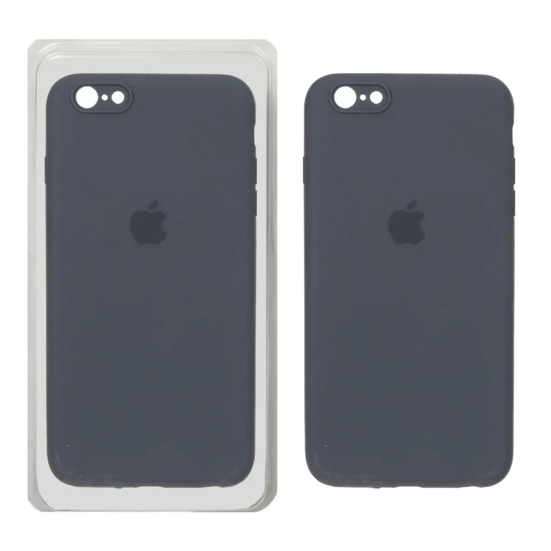 قاب سیلیکونی پاک کنی محافظ لنزدار اورجینال Apple iPhone 6 Plus / iPhone 6s Plus - خاکستری کد 1 (پک اصلی) - تصویر 2
