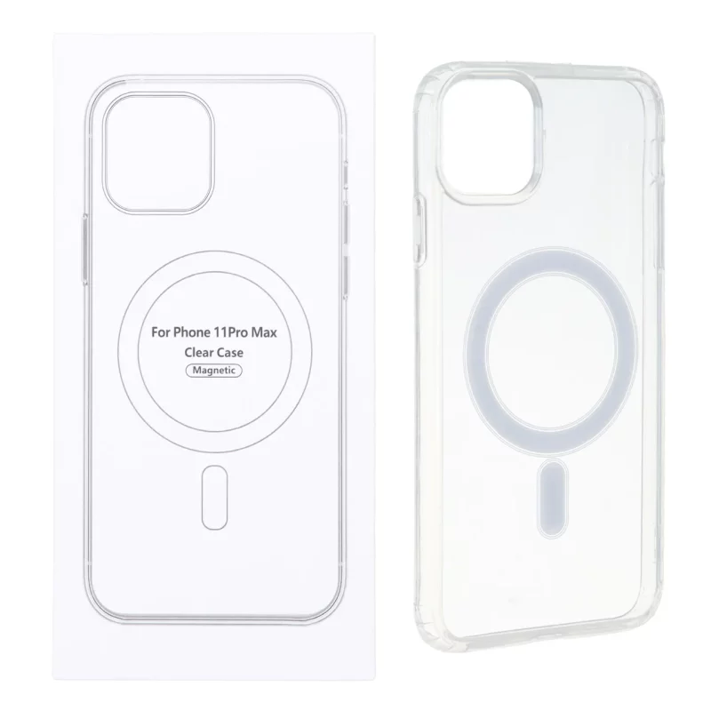 قاب شفاف Apple iPhone 11 Pro Max با قابلیت شارژ NTC - MagSafe (پک دار) - تصویر 2