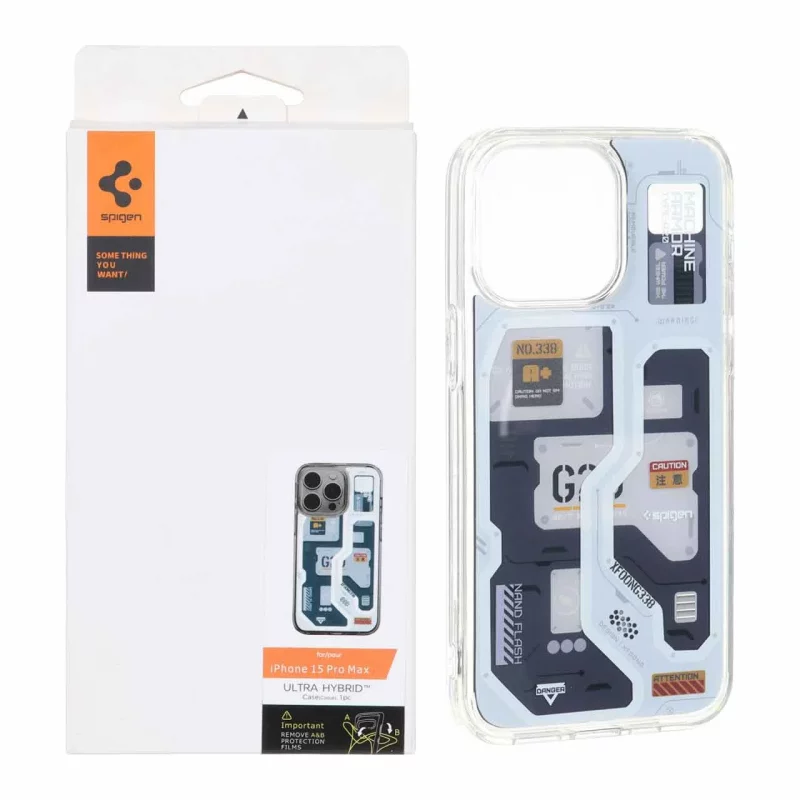 قاب اورجینال Spigen طرح تکنولوژی G20 مدل Apple iPhone 15 Pro Max - کد 20 (پک دار) - تصویر 2