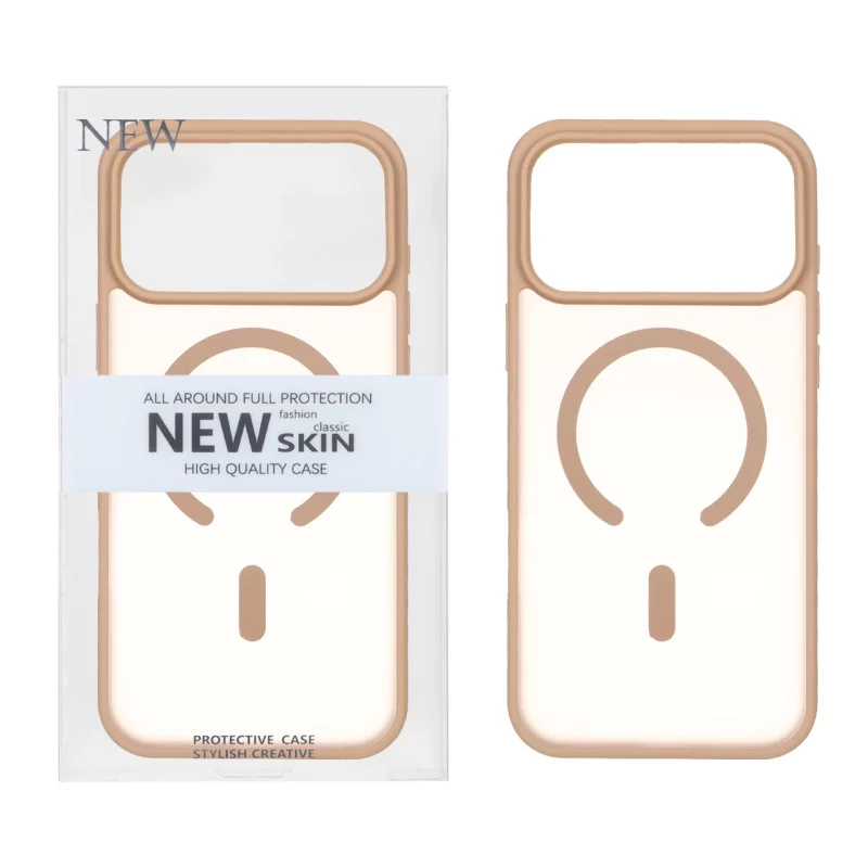 قاب New Skin مات Magsafe مدل Apple iPhone 17 Pro Max - صحرایی (پک دار) - تصویر 2
