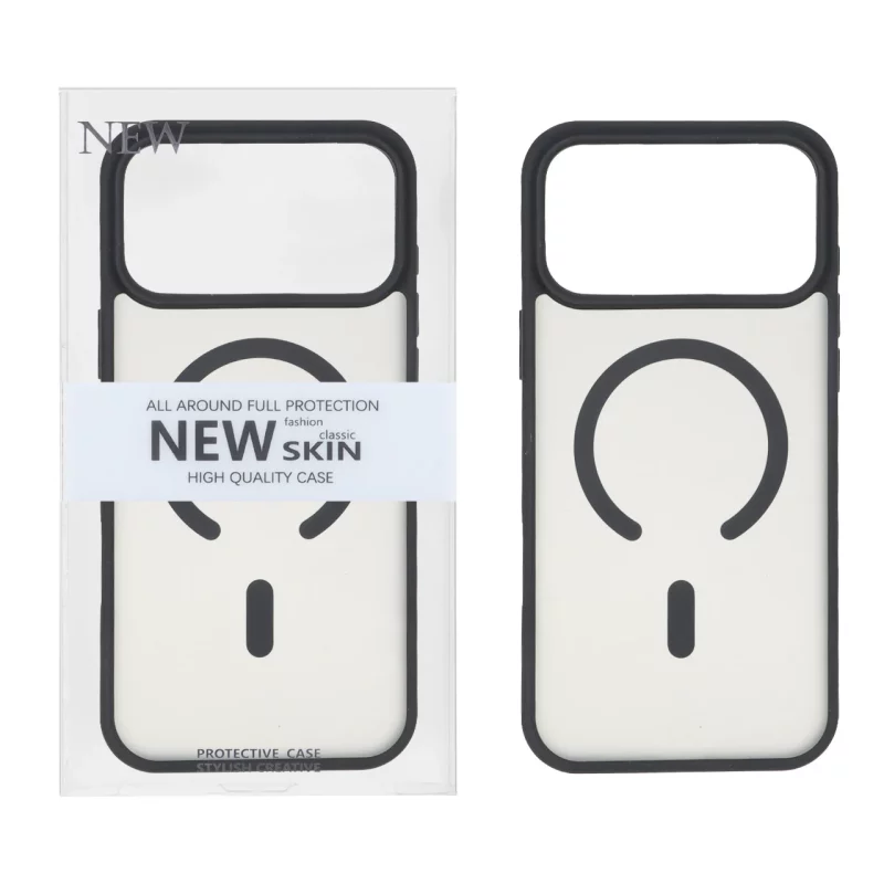 قاب New Skin مات Magsafe مدل Apple iPhone 17 Pro Max - مشکی (پک دار) - تصویر 2