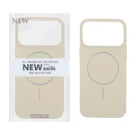 قاب اورجینال New Skin شاین MagSafe مدل Apple iPhone 17 Pro Max - کرم (پک دار)