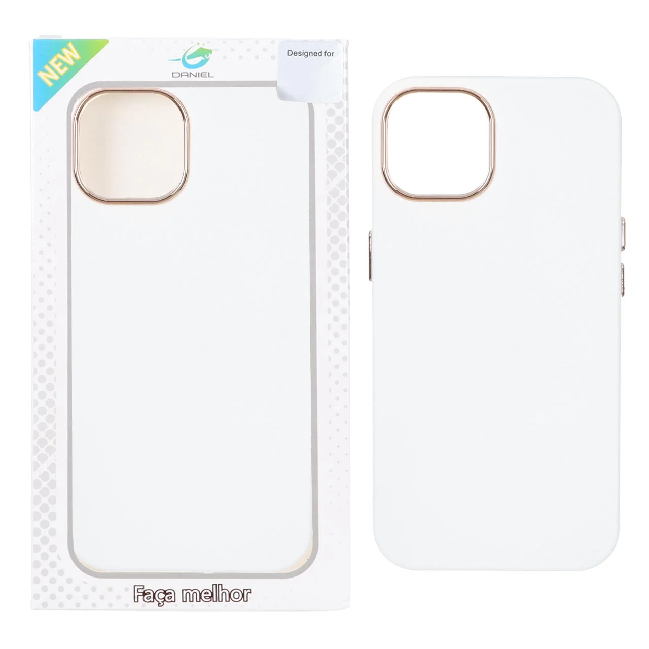 19136-4573316-1 قاب Daniel دو لایه Apple iPhone 13 / iPhone 14 - سفید کد 1 (پک دار) - تصویر 1