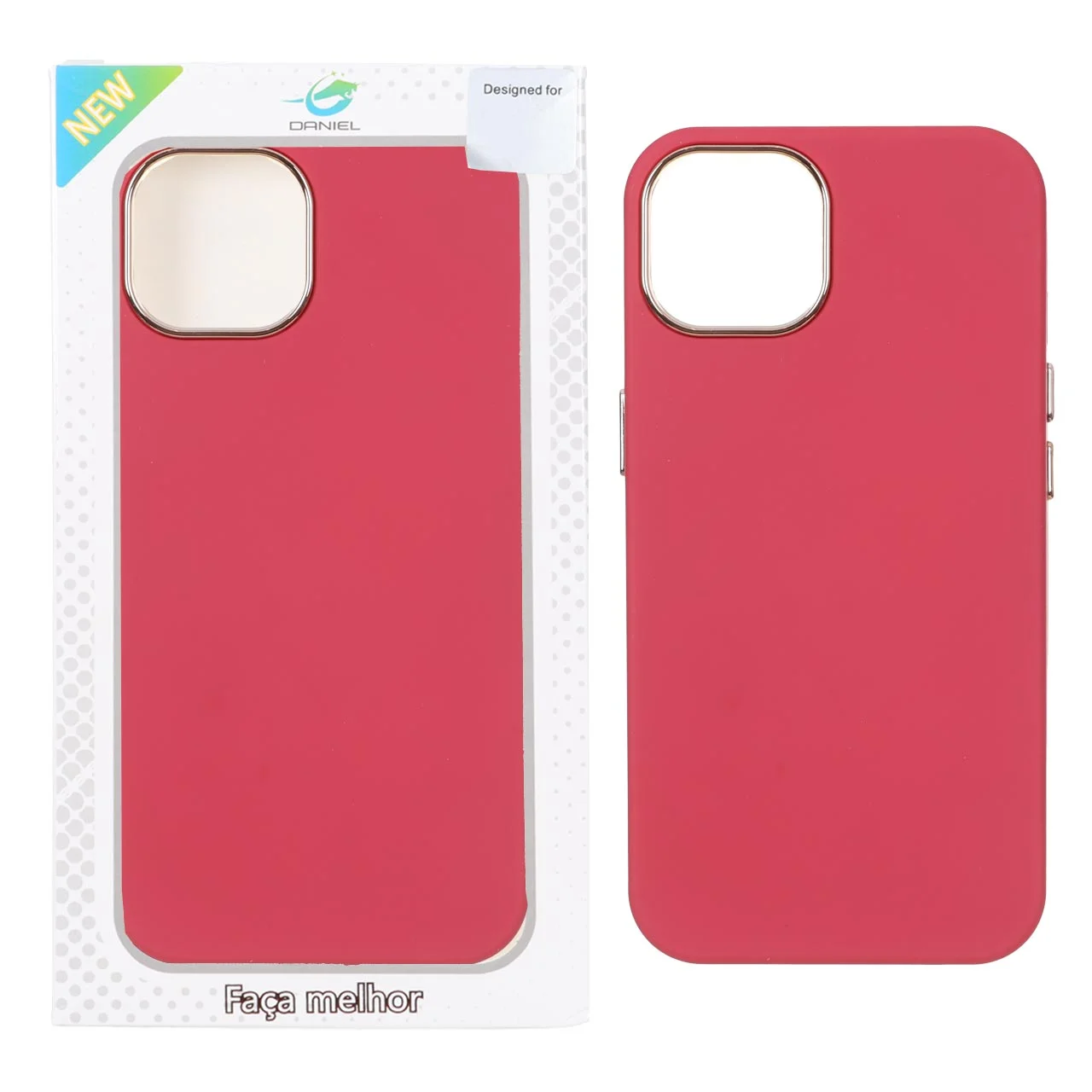 19136-4573328-1 قاب Daniel دو لایه Apple iPhone 13 / iPhone 14 - آلبالویی (پک دار) - تصویر 1