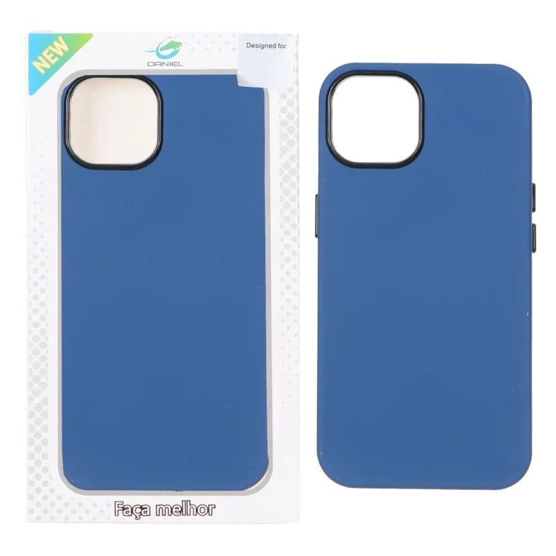 قاب Daniel دو لایه Apple iPhone 13 / iPhone 14 - آبی تیره (پک دار) - تصویر 2