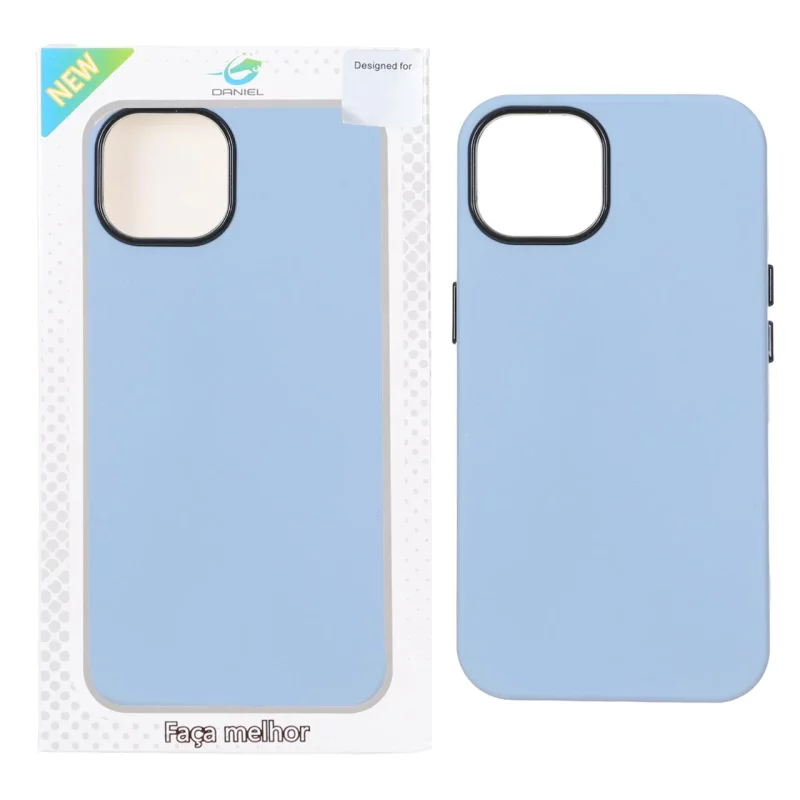 قاب Daniel دو لایه Apple iPhone 13 / iPhone 14 - آبی روشن (پک دار) - تصویر 2