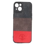 قاب Santa Barbara طرح پارچه ای سه رنگ Apple iPhone 13 / iPhone 14 - کد 285