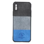 قاب Santa Barbara طرح پارچه ای سه رنگ Apple iPhone X / iPhone XS - کد 293