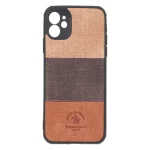 قاب Santa Barbara طرح پارچه ای سه رنگ Apple iPhone 11 - کد 386