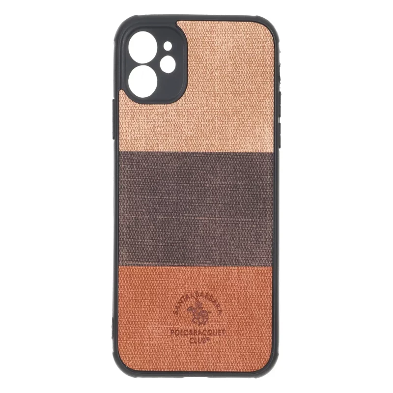 قاب Santa Barbara طرح پارچه ای سه رنگ Apple iPhone 11 - کد 386 - تصویر 2