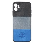 قاب Santa Barbara طرح پارچه ای سه رنگ Apple iPhone 11 - کد 390