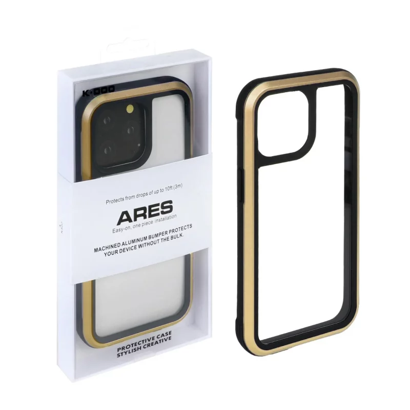 قاب Original KDoo ARES مدل Apple iPhone 13 / iPhone 14 - طلایی (پک دار) - تصویر 2