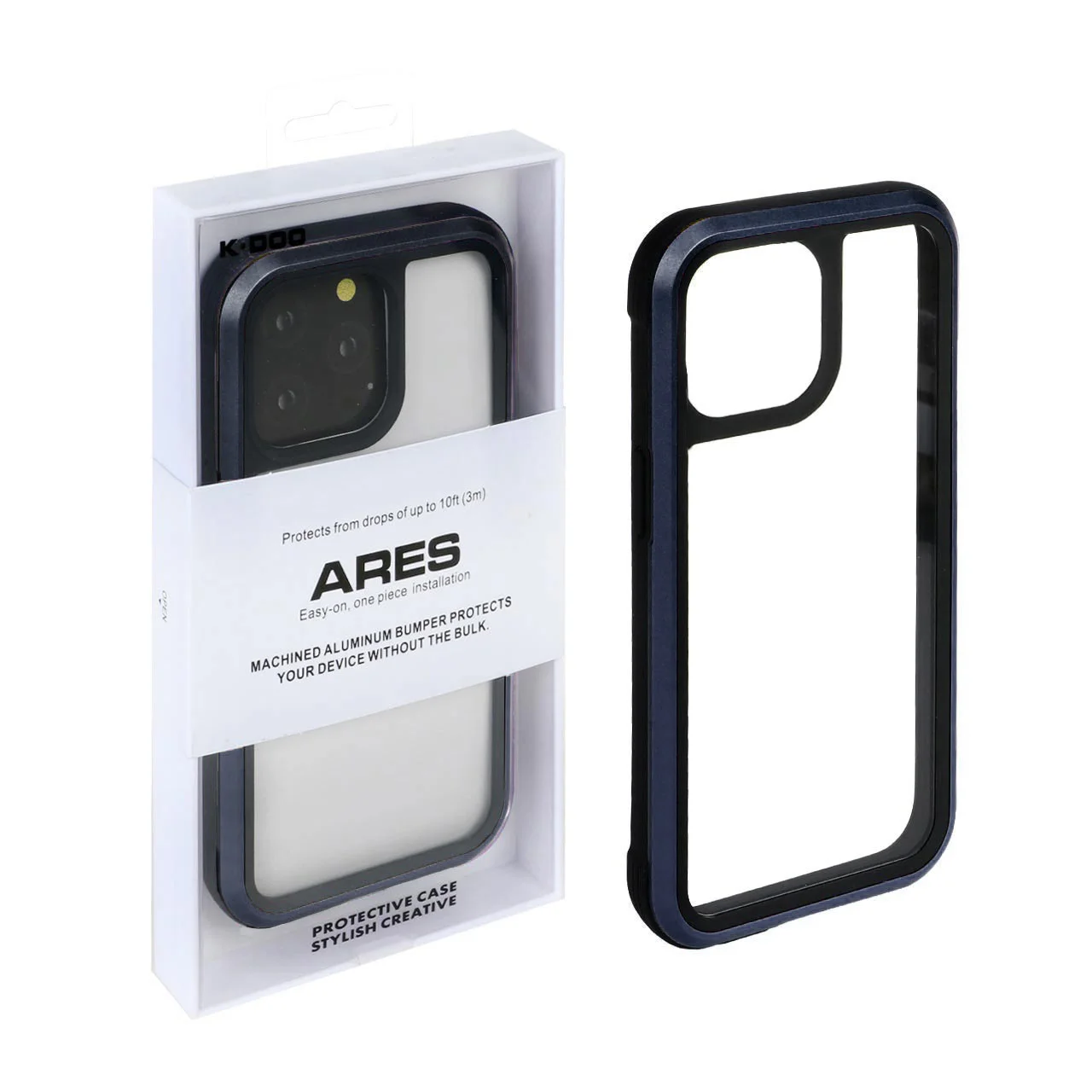 19136-668226-1 قاب Original KDoo ARES مدل Apple iPhone 14 Pro - سرمه ای - تصویر 1